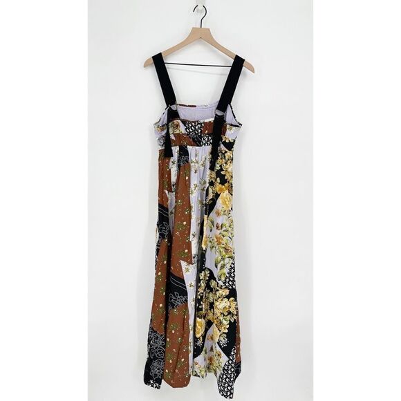 NEW Maeve Anthropologie Patchwork Floral Maxi Dress Colorful Boho Women's S - Picture 5 of 10
